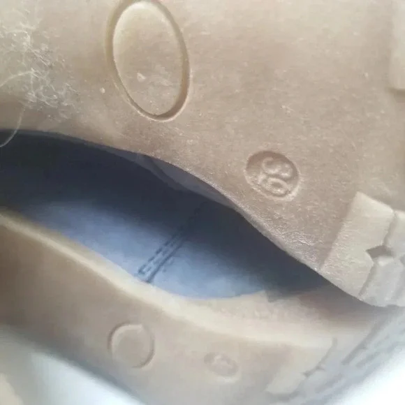 BROWNS blue lace up ankle booties tan 39 - Picture 7 of 10